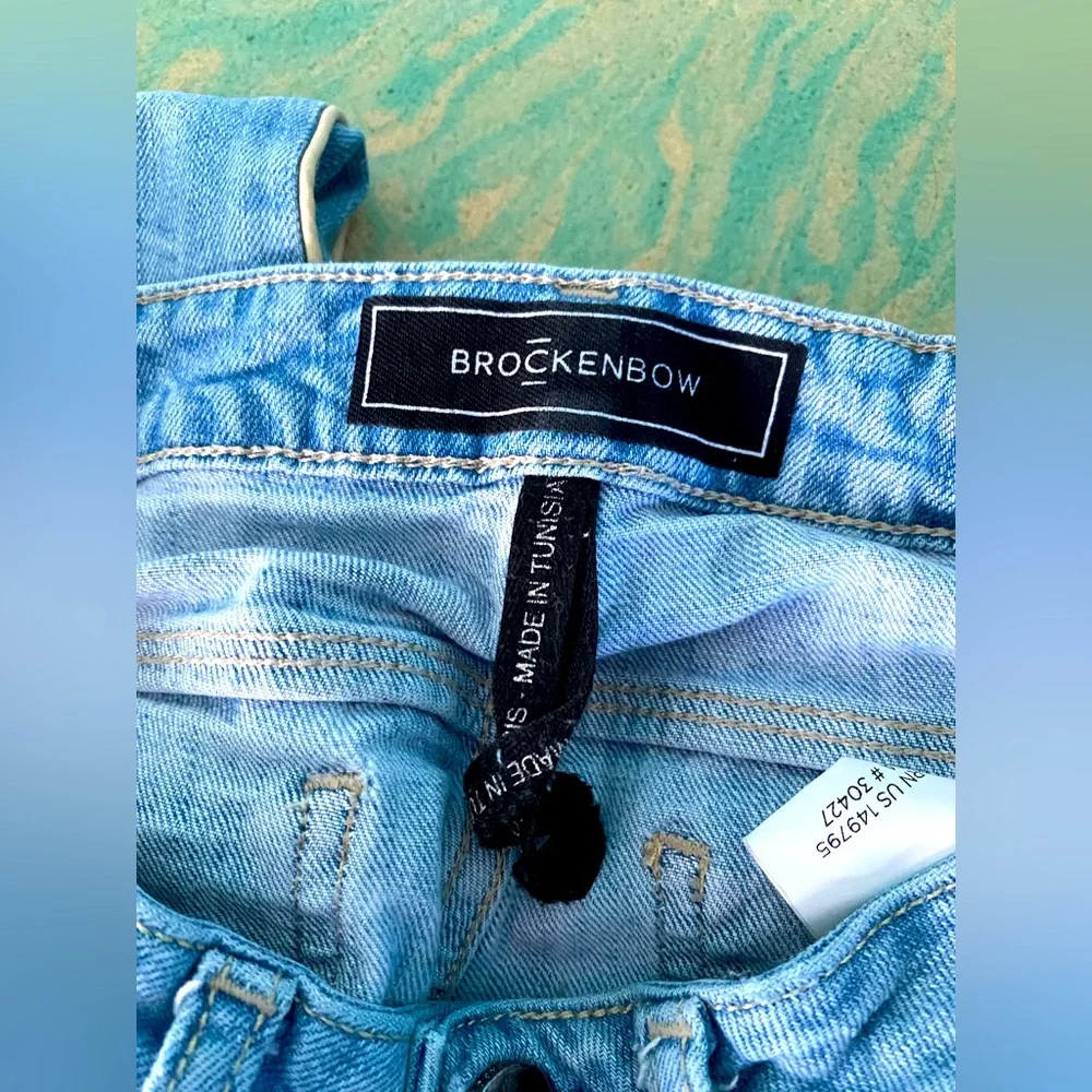 BROCKENBOW  pants for women size 25 color blue good condition - Picture 7 of 7